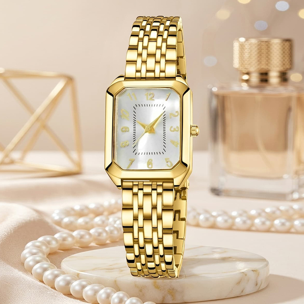 นาฬิกาข้อมือแฟชั่นสำหรับผู้หญิ - Luxury Watch Square บทวิจารณ์และราคา
