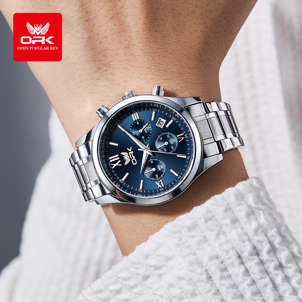 OPK 6052 นาฬิกาข้อมือผู้ชาย ระ - Luxury Watch Time บทวิจารณ์และราคา