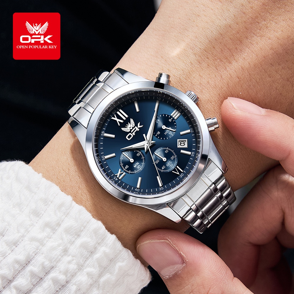 OPK 6052 นาฬิกาข้อมือผู้ชาย ระ - Luxury Watch Time บทวิจารณ์และราคา