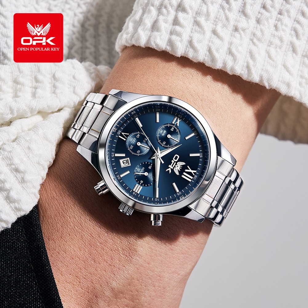 OPK 6052 นาฬิกาข้อมือผู้ชาย ระ - Luxury Watch Time บทวิจารณ์และราคา