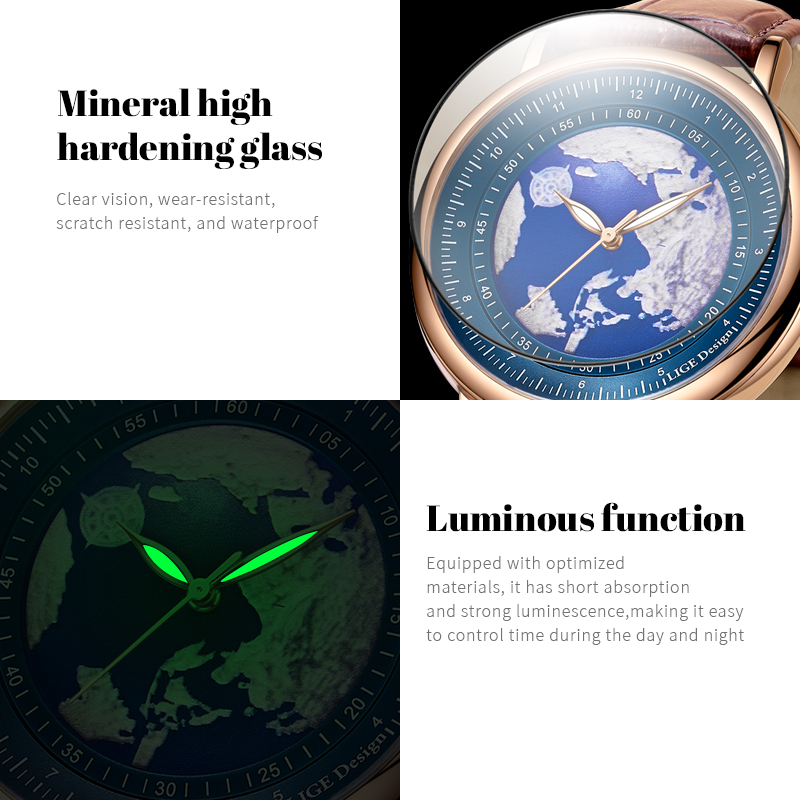 นาฬิกาข้อมือผู้ชาย LIGE 2026 แ - Luxury Watch Magazine บทวิจารณ์และราคา