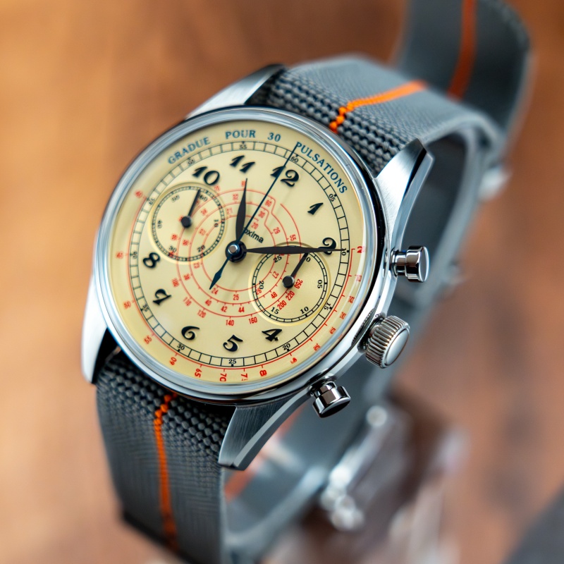 PROXIMA นาฬิกาโครโนกราฟสำหรับผ - Cloisonne Enamel Dial บทวิจารณ์และราคา