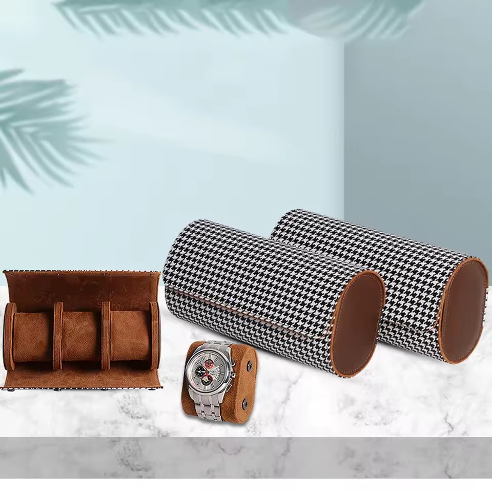กล่องใส่นาฬิกาแบบพกพา-1/2/3 ช่ - Luxury Watch Travel Case บทวิจารณ์และราคา