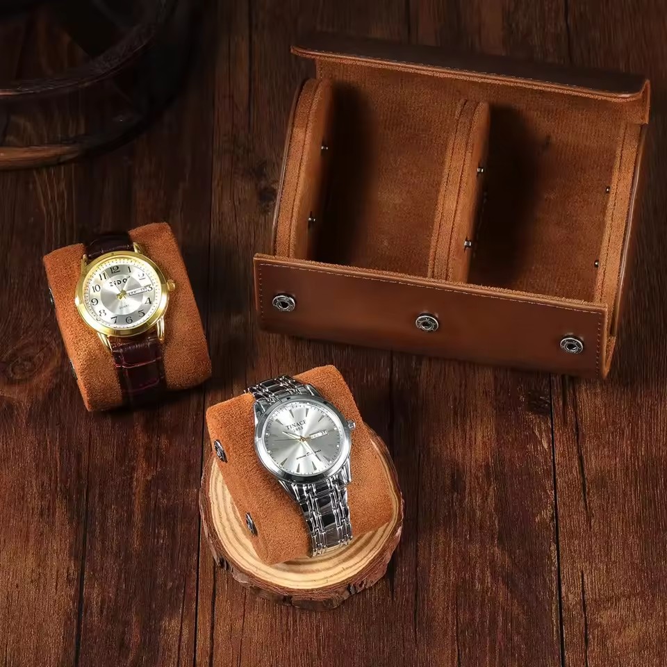 กล่องใส่นาฬิกาแบบพกพา-1/2/3 ช่ - Luxury Watch Travel Case บทวิจารณ์และราคา