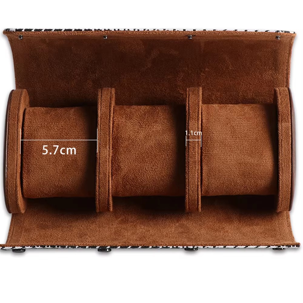 กล่องใส่นาฬิกาแบบพกพา-1/2/3 ช่ - Luxury Watch Travel Case บทวิจารณ์และราคา