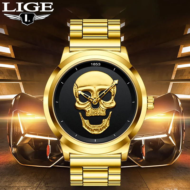 Lige นาฬิกาควอตซ์สำหรับผู้ชายแ - Luxury Watch Collection Box บทวิจารณ์และราคา