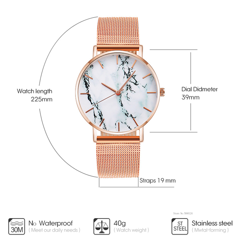 2020แฟชั่นยอดนิยมหินอ่อนนาฬิกา - Luxury Watch And Price บทวิจารณ์และราคา